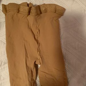 Tan stirrup dance tights - body wrappers